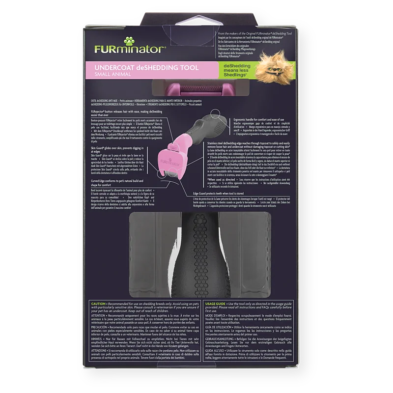 Undercoat DeShedding Tool for Small Animals