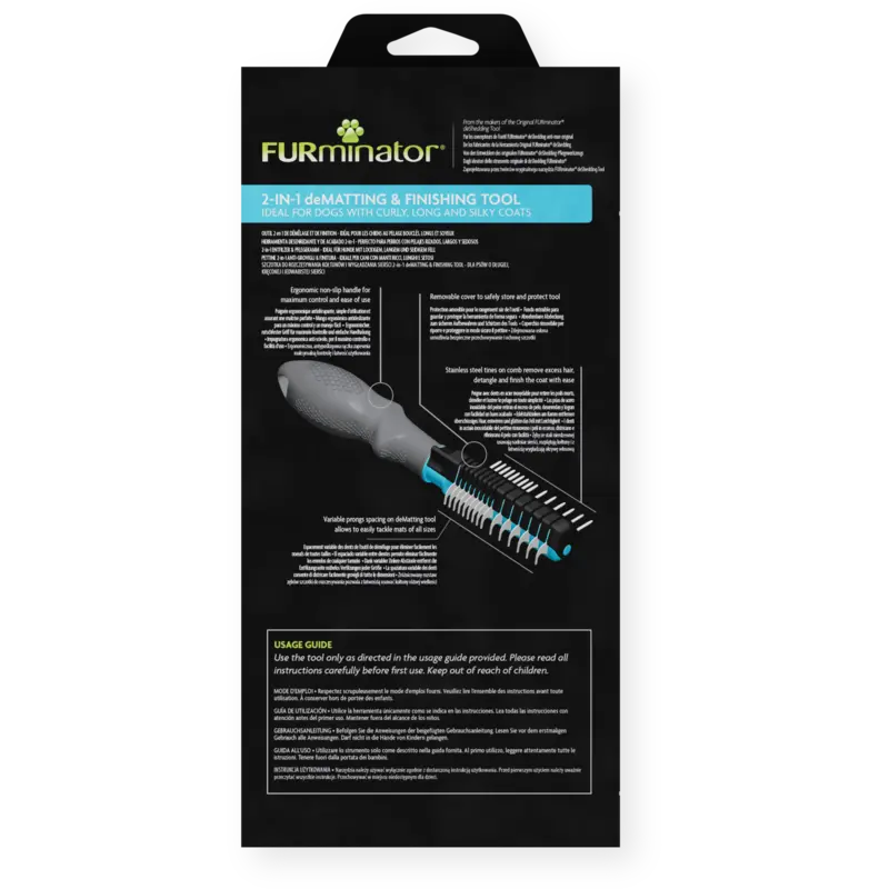 2-in-1 deMatting and Finishing Tool