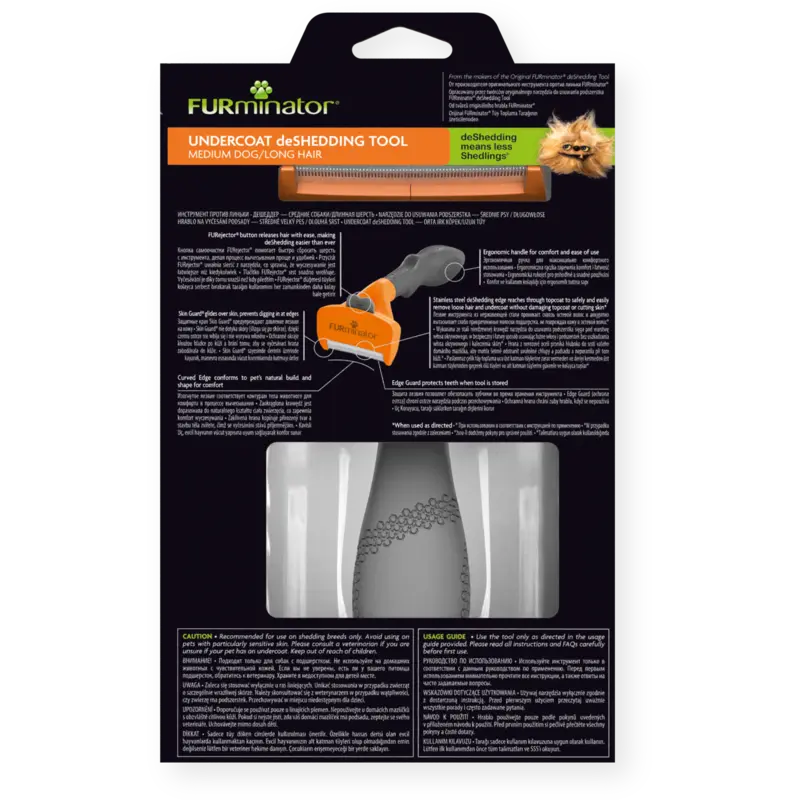 Undercoat DeShedding Tool M Long Hair