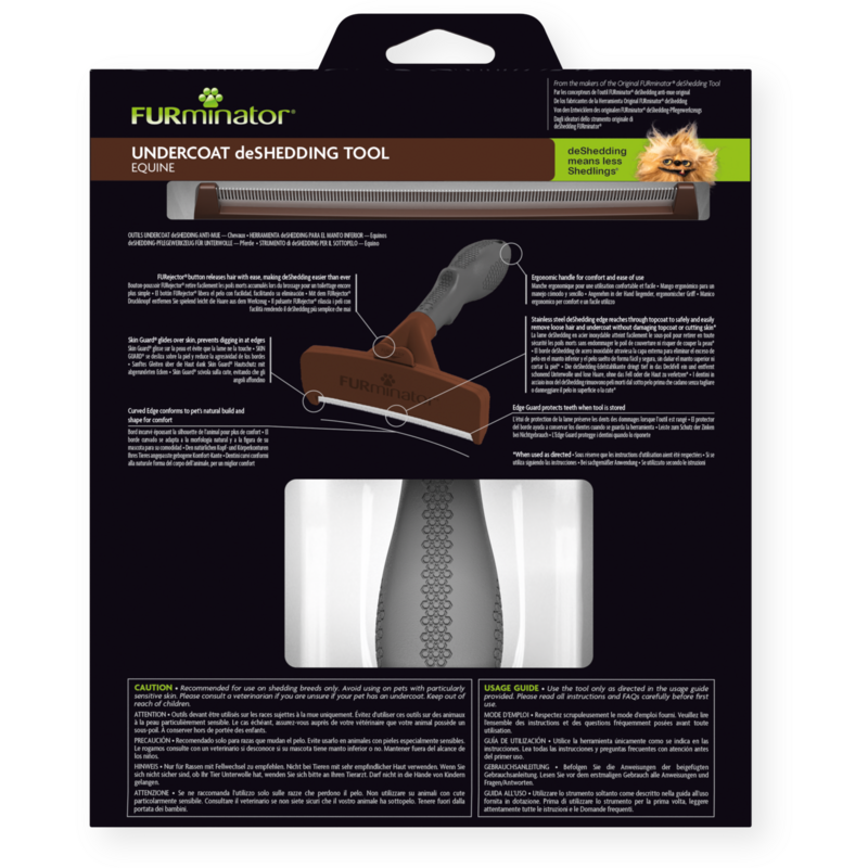 Undercoat DeShedding Tool for Equine