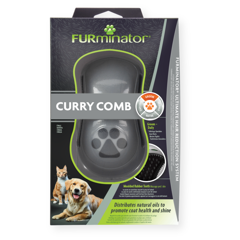 Curry brush for dogs discount